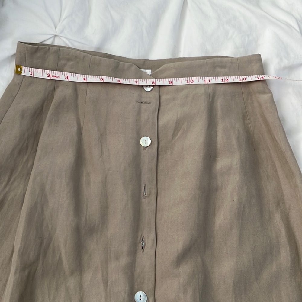Beautiful linen fully lined skirt size 10